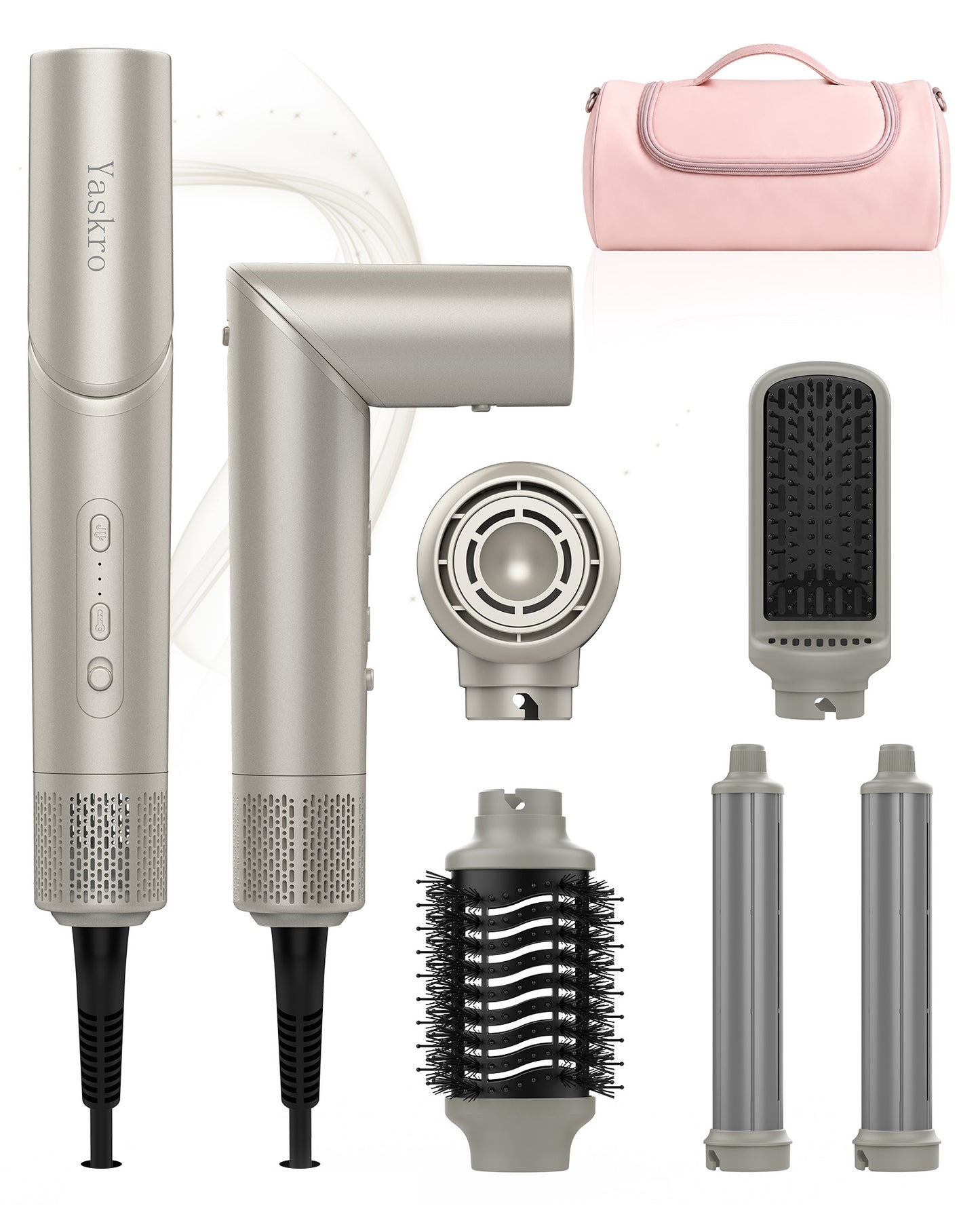 Yaskro 6-in-1 Hot Air Brush
